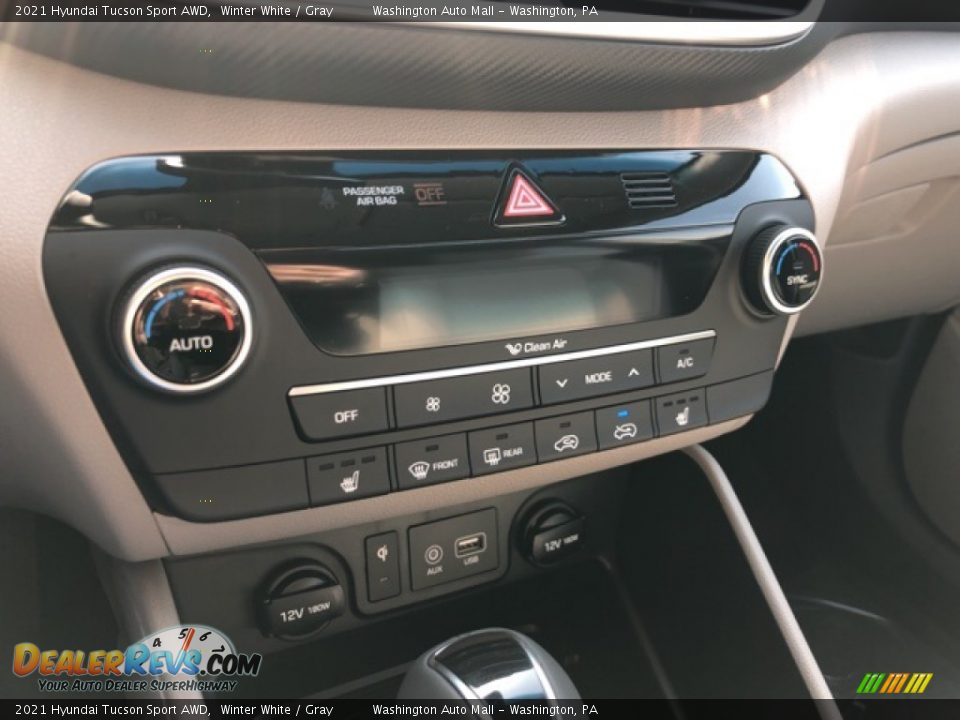 2021 Hyundai Tucson Sport AWD Winter White / Gray Photo #7