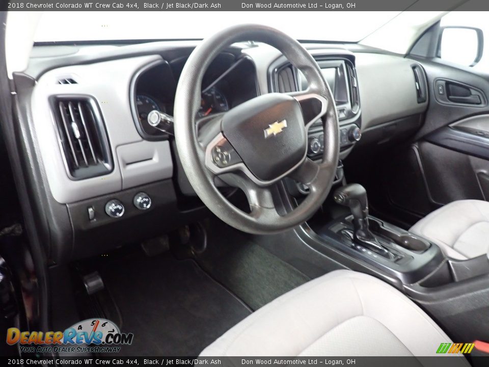 2018 Chevrolet Colorado WT Crew Cab 4x4 Black / Jet Black/Dark Ash Photo #30