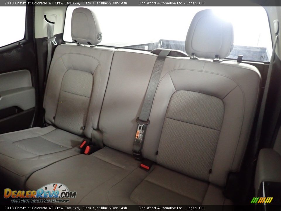 2018 Chevrolet Colorado WT Crew Cab 4x4 Black / Jet Black/Dark Ash Photo #31