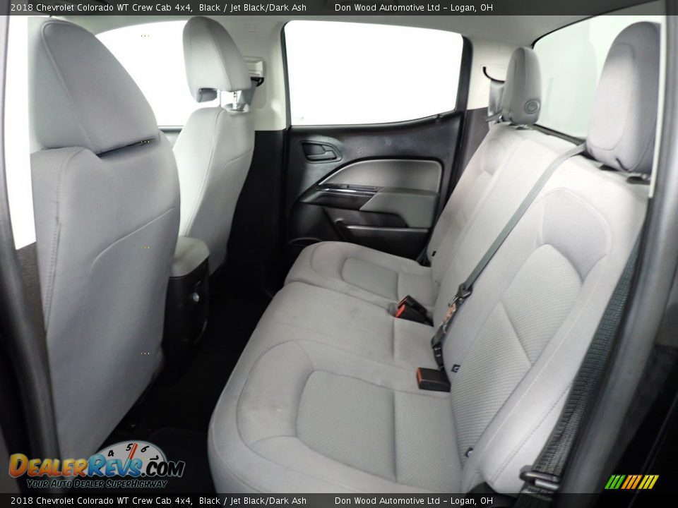 2018 Chevrolet Colorado WT Crew Cab 4x4 Black / Jet Black/Dark Ash Photo #35