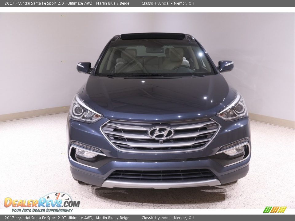 2017 Hyundai Santa Fe Sport 2.0T Ulitimate AWD Marlin Blue / Beige Photo #2