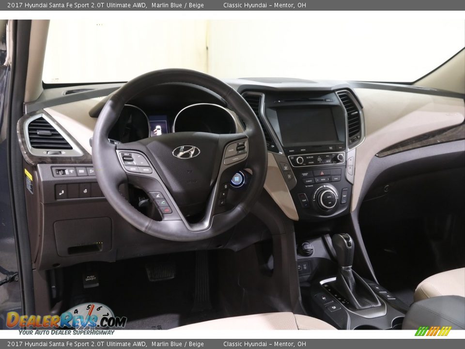 Dashboard of 2017 Hyundai Santa Fe Sport 2.0T Ulitimate AWD Photo #6
