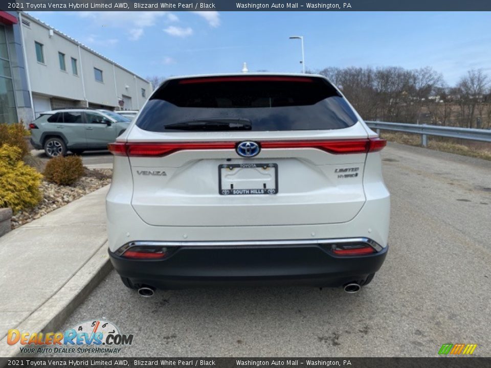 2021 Toyota Venza Hybrid Limited AWD Blizzard White Pearl / Black Photo #16