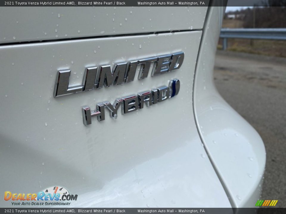 2021 Toyota Venza Hybrid Limited AWD Blizzard White Pearl / Black Photo #26