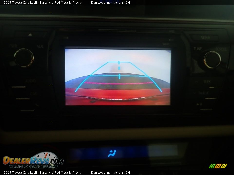 2015 Toyota Corolla LE Barcelona Red Metallic / Ivory Photo #3
