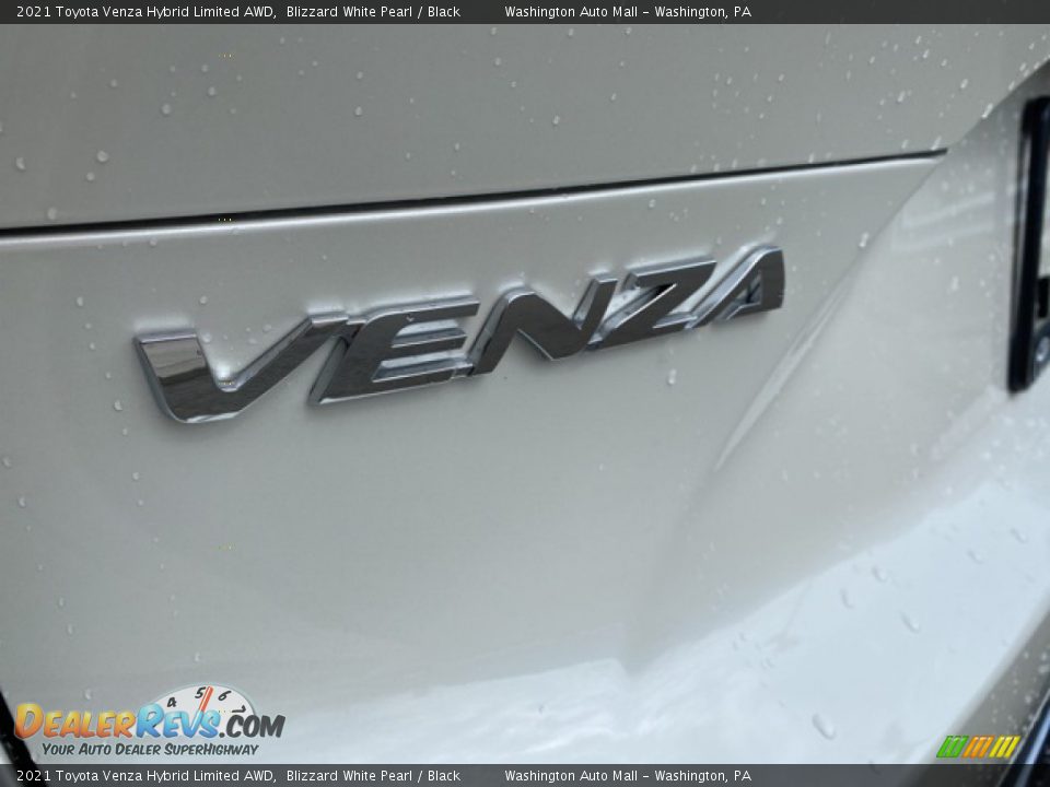 2021 Toyota Venza Hybrid Limited AWD Blizzard White Pearl / Black Photo #27