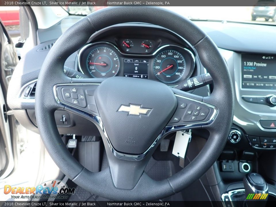 2018 Chevrolet Cruze LT Silver Ice Metallic / Jet Black Photo #22