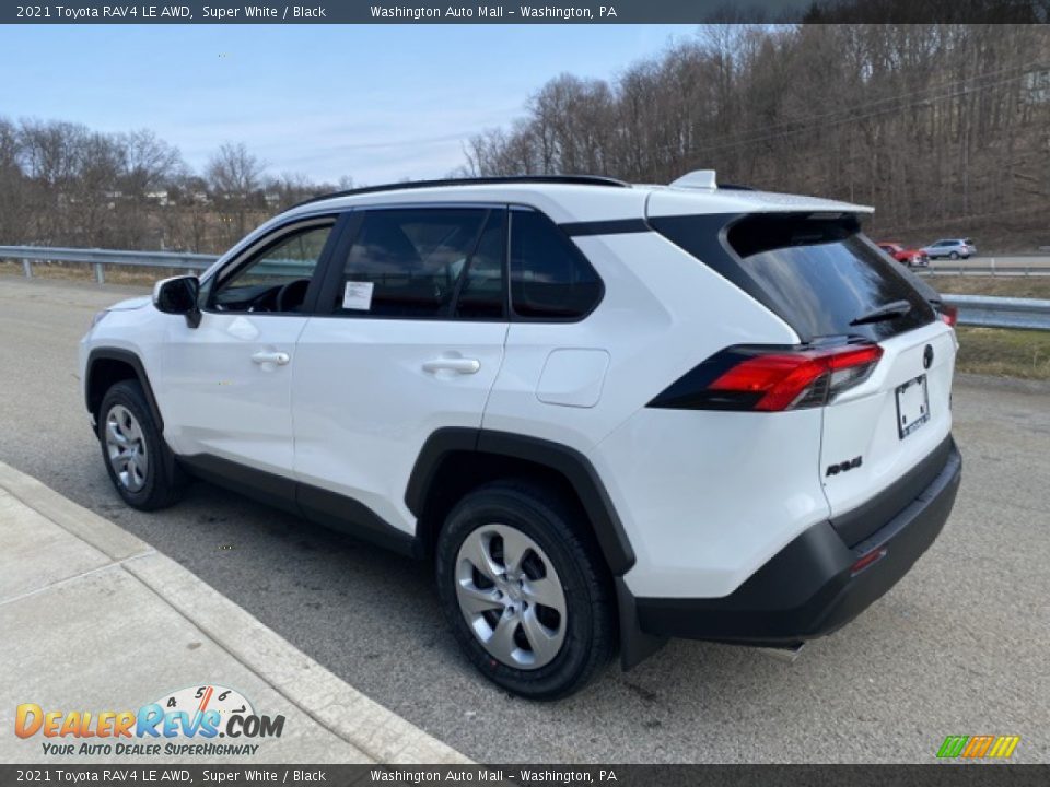 2021 Toyota RAV4 LE AWD Super White / Black Photo #2