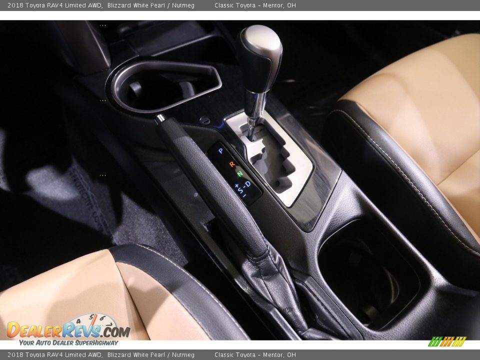 2018 Toyota RAV4 Limited AWD Blizzard White Pearl / Nutmeg Photo #14