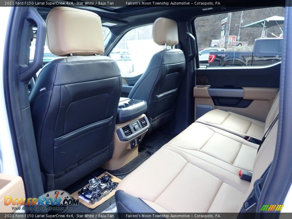 Rear Seat of 2021 Ford F150 Lariat SuperCrew 4x4 Photo #9