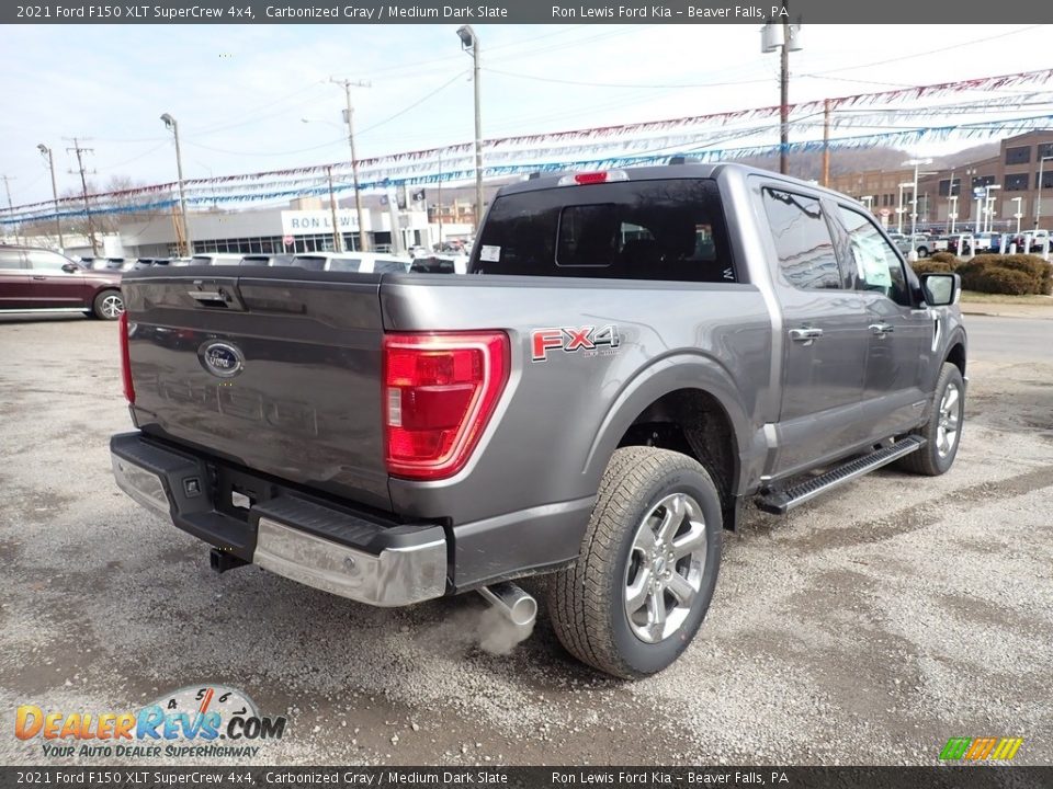 2021 Ford F150 XLT SuperCrew 4x4 Carbonized Gray / Medium Dark Slate Photo #2
