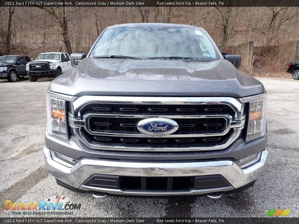 2021 Ford F150 XLT SuperCrew 4x4 Carbonized Gray / Medium Dark Slate Photo #4