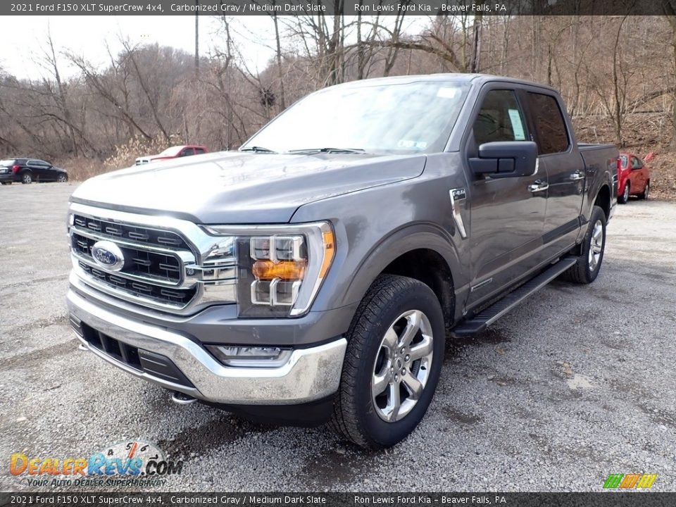 2021 Ford F150 XLT SuperCrew 4x4 Carbonized Gray / Medium Dark Slate Photo #5