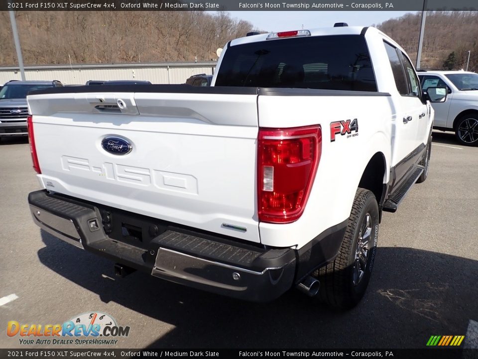 2021 Ford F150 XLT SuperCrew 4x4 Oxford White / Medium Dark Slate Photo #5