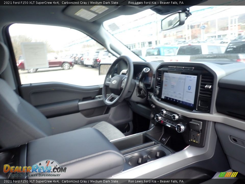 2021 Ford F150 XLT SuperCrew 4x4 Carbonized Gray / Medium Dark Slate Photo #11