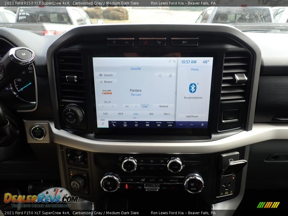 2021 Ford F150 XLT SuperCrew 4x4 Carbonized Gray / Medium Dark Slate Photo #17