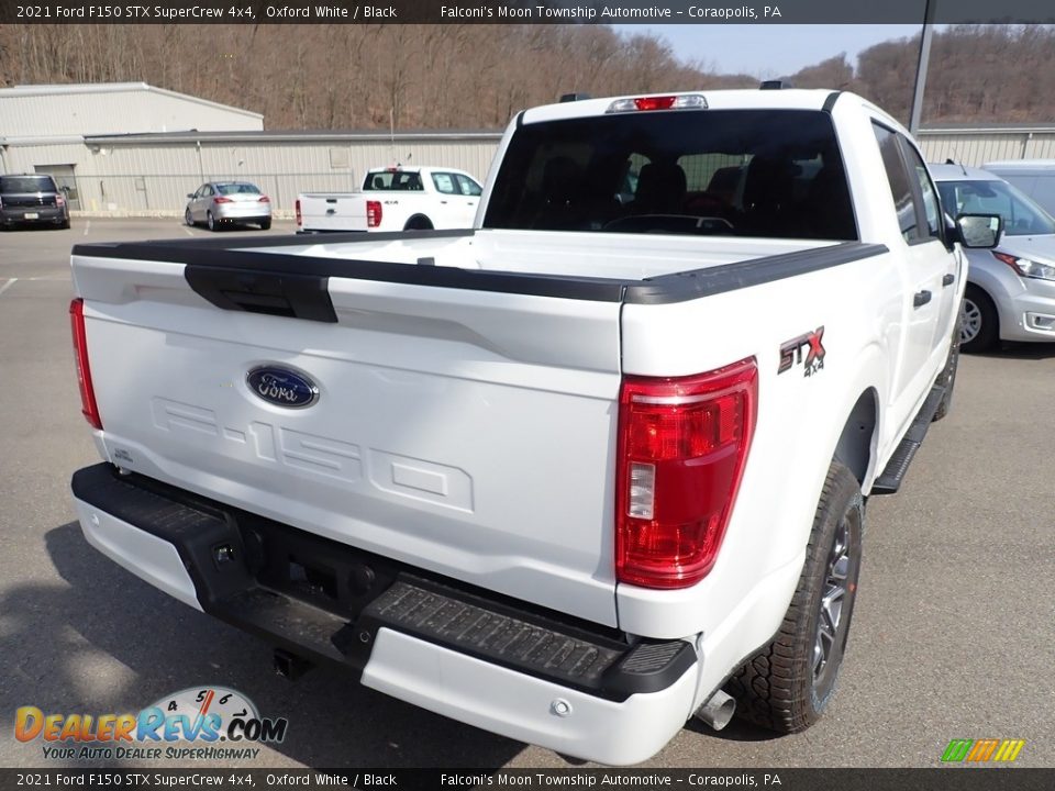 2021 Ford F150 STX SuperCrew 4x4 Oxford White / Black Photo #2