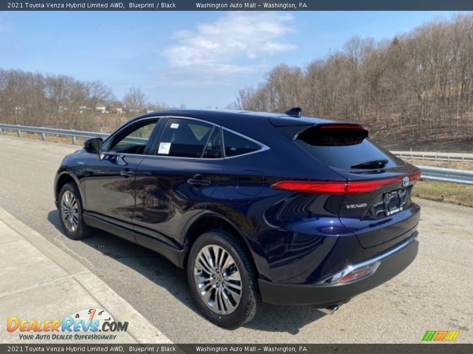 2021 Toyota Venza Hybrid Limited AWD Blueprint / Black Photo #2