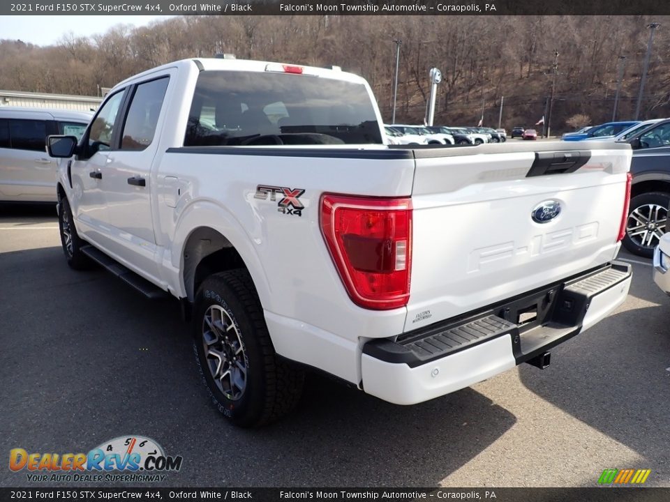 2021 Ford F150 STX SuperCrew 4x4 Oxford White / Black Photo #6