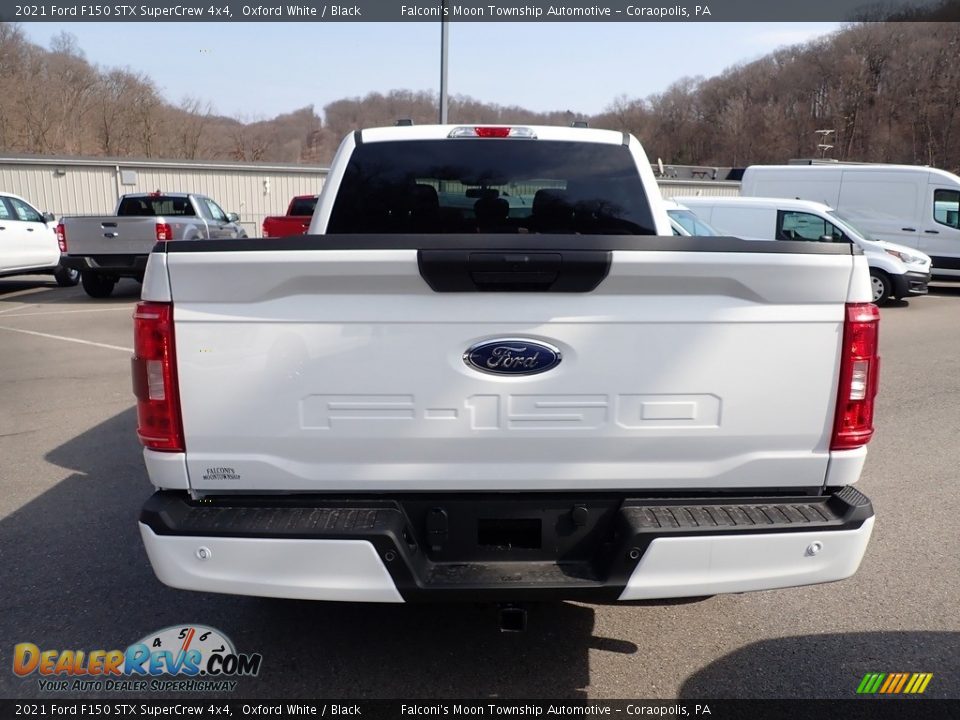 2021 Ford F150 STX SuperCrew 4x4 Oxford White / Black Photo #7