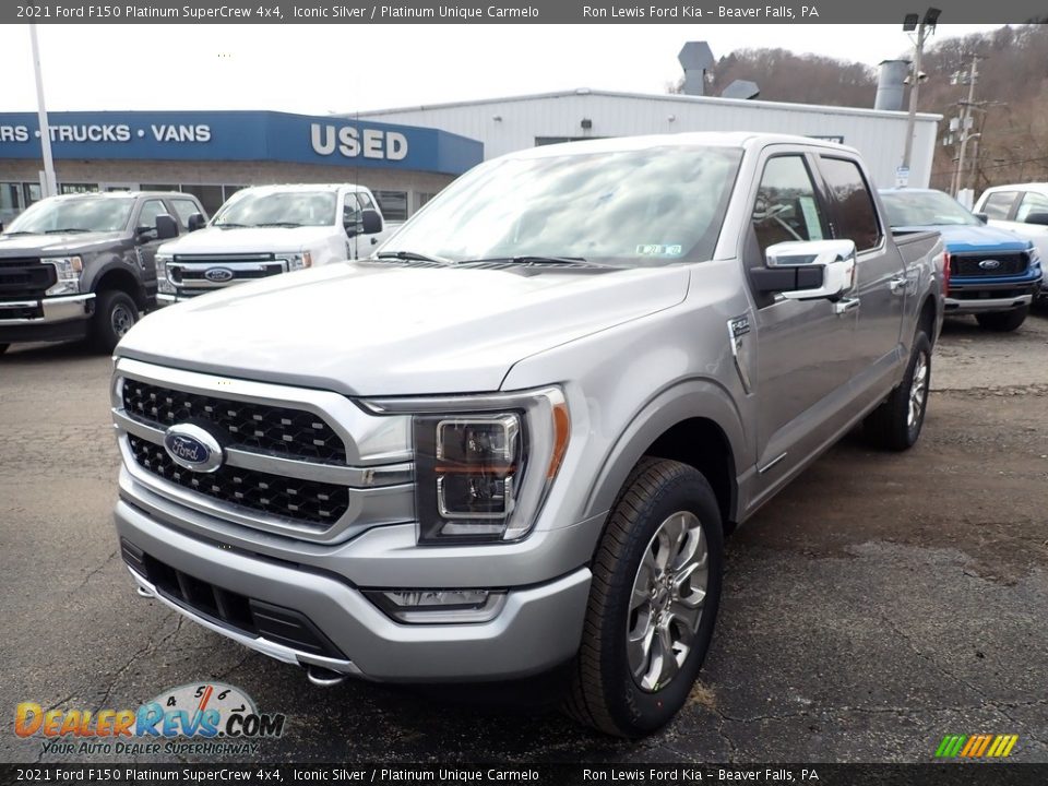 2021 Ford F150 Platinum SuperCrew 4x4 Iconic Silver / Platinum Unique Carmelo Photo #5