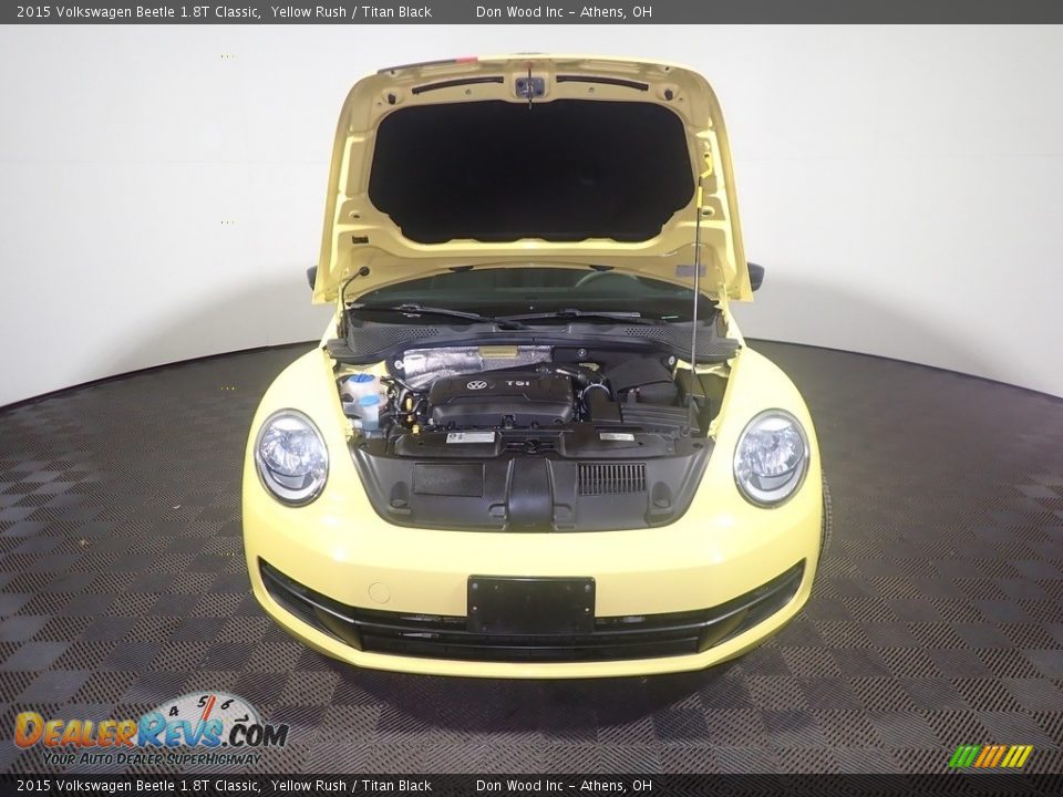 2015 Volkswagen Beetle 1.8T Classic Yellow Rush / Titan Black Photo #7