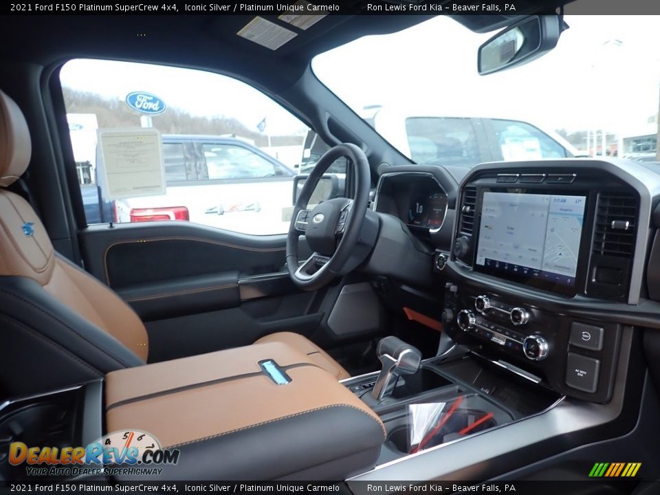 2021 Ford F150 Platinum SuperCrew 4x4 Iconic Silver / Platinum Unique Carmelo Photo #11