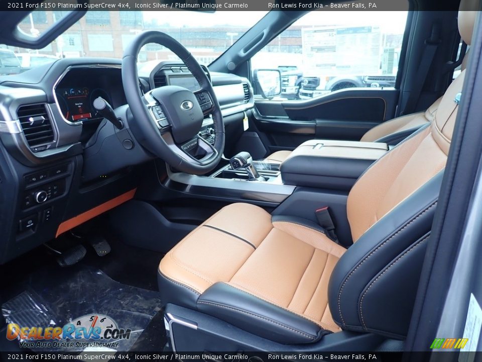 Platinum Unique Carmelo Interior - 2021 Ford F150 Platinum SuperCrew 4x4 Photo #12