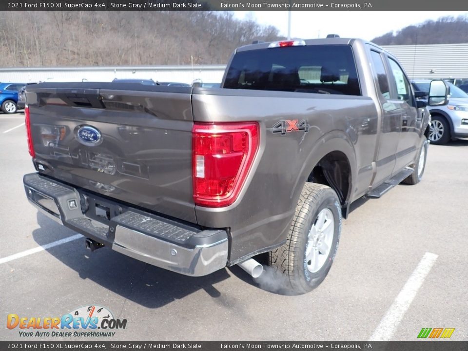 2021 Ford F150 XL SuperCab 4x4 Stone Gray / Medium Dark Slate Photo #2