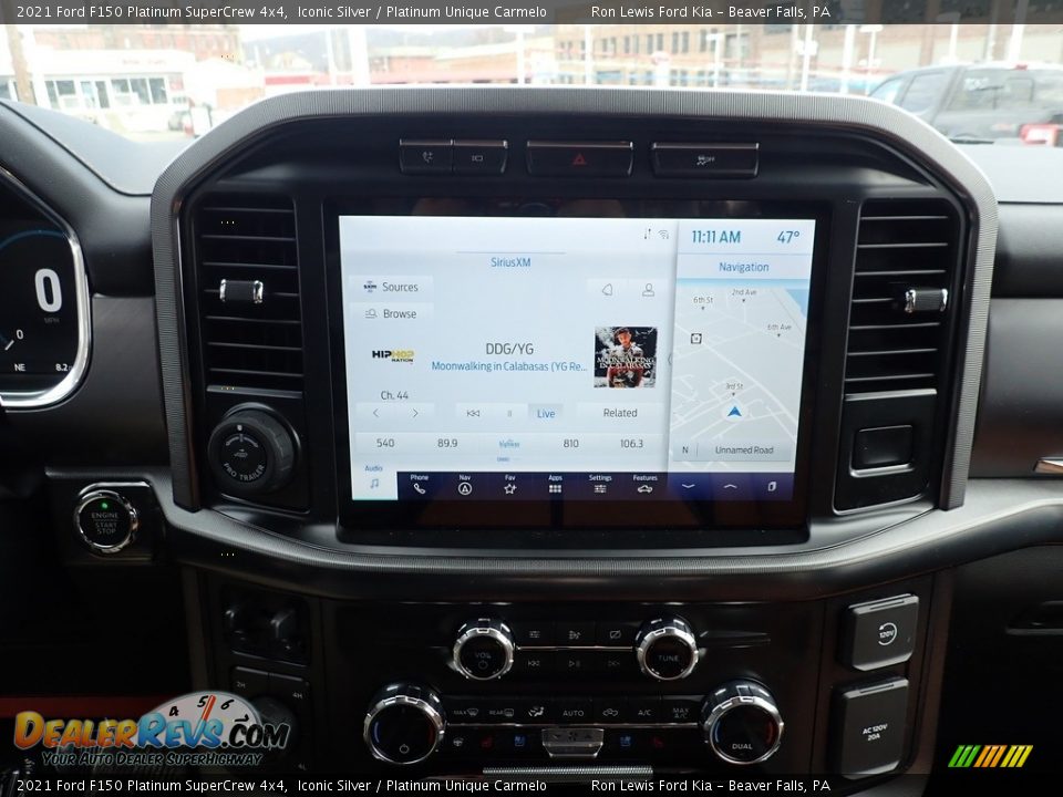 2021 Ford F150 Platinum SuperCrew 4x4 Iconic Silver / Platinum Unique Carmelo Photo #15