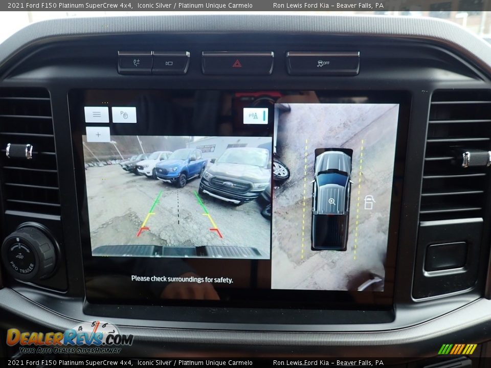 2021 Ford F150 Platinum SuperCrew 4x4 Iconic Silver / Platinum Unique Carmelo Photo #16