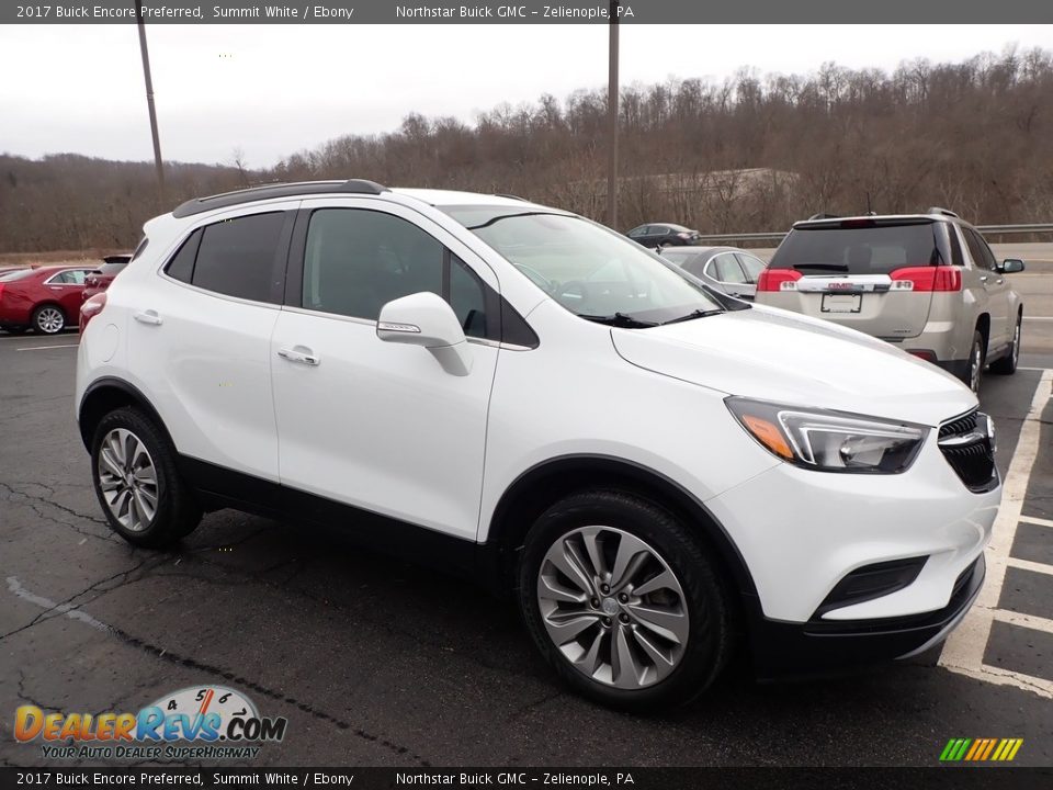 2017 Buick Encore Preferred Summit White / Ebony Photo #4