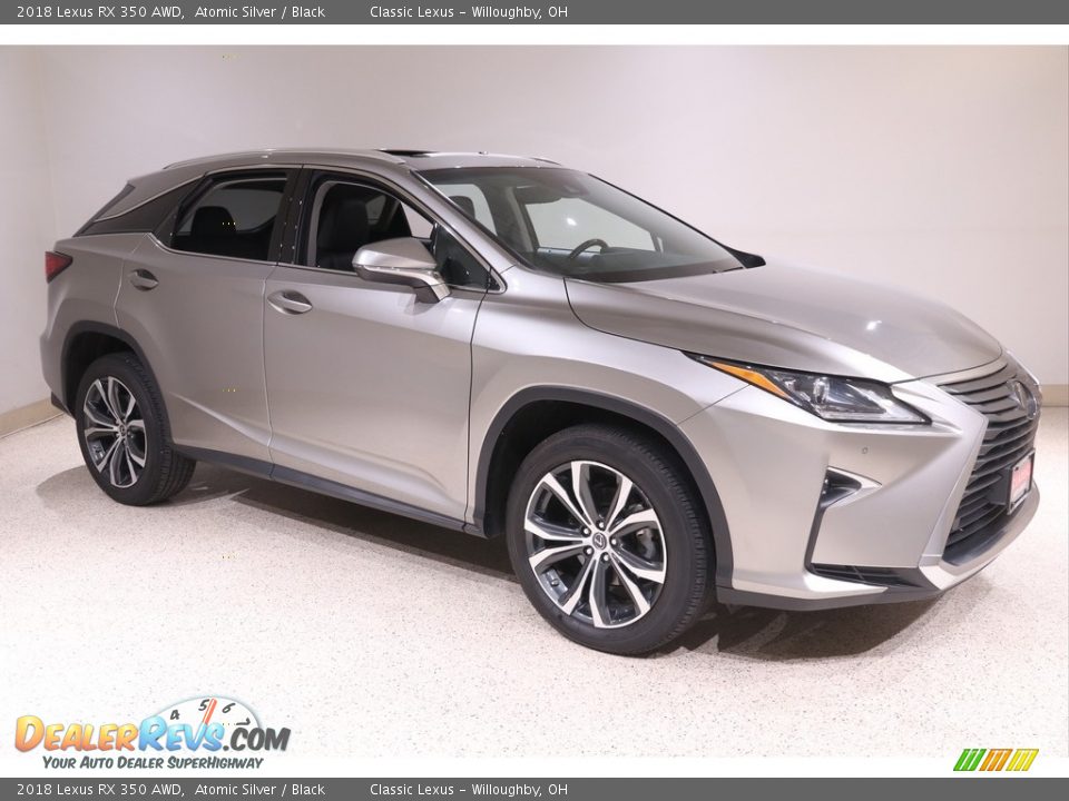 2018 Lexus RX 350 AWD Atomic Silver / Black Photo #1