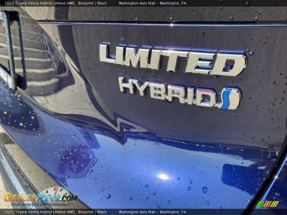 2021 Toyota Venza Hybrid Limited AWD Blueprint / Black Photo #26