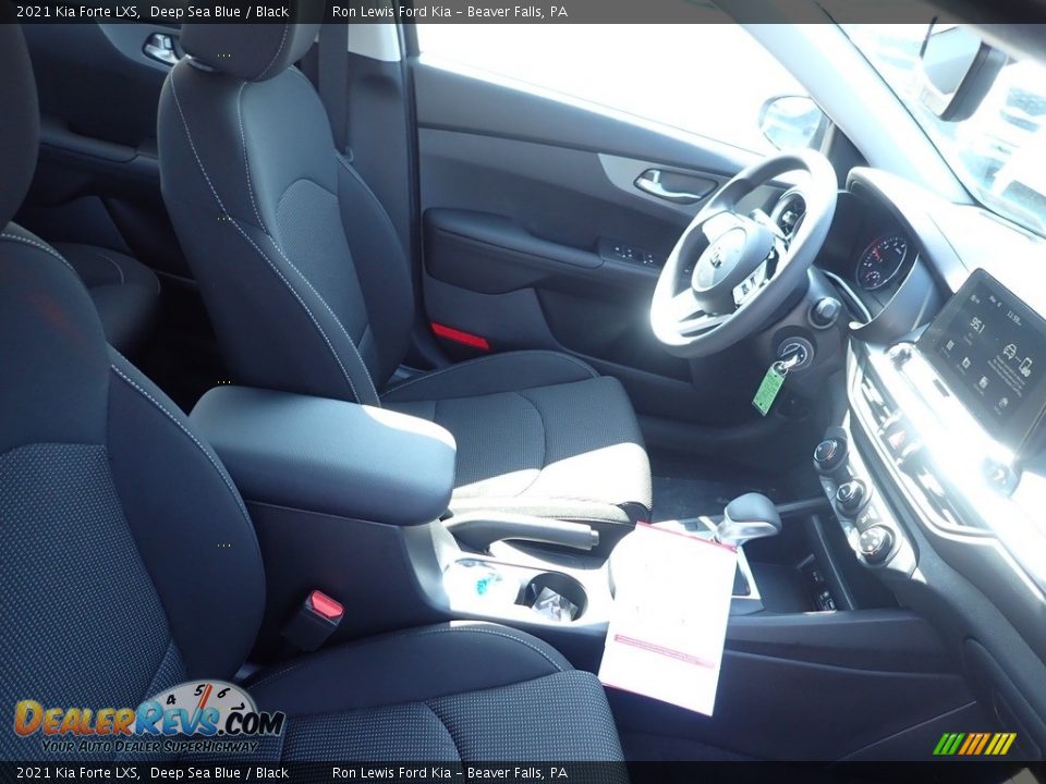 2021 Kia Forte LXS Deep Sea Blue / Black Photo #8