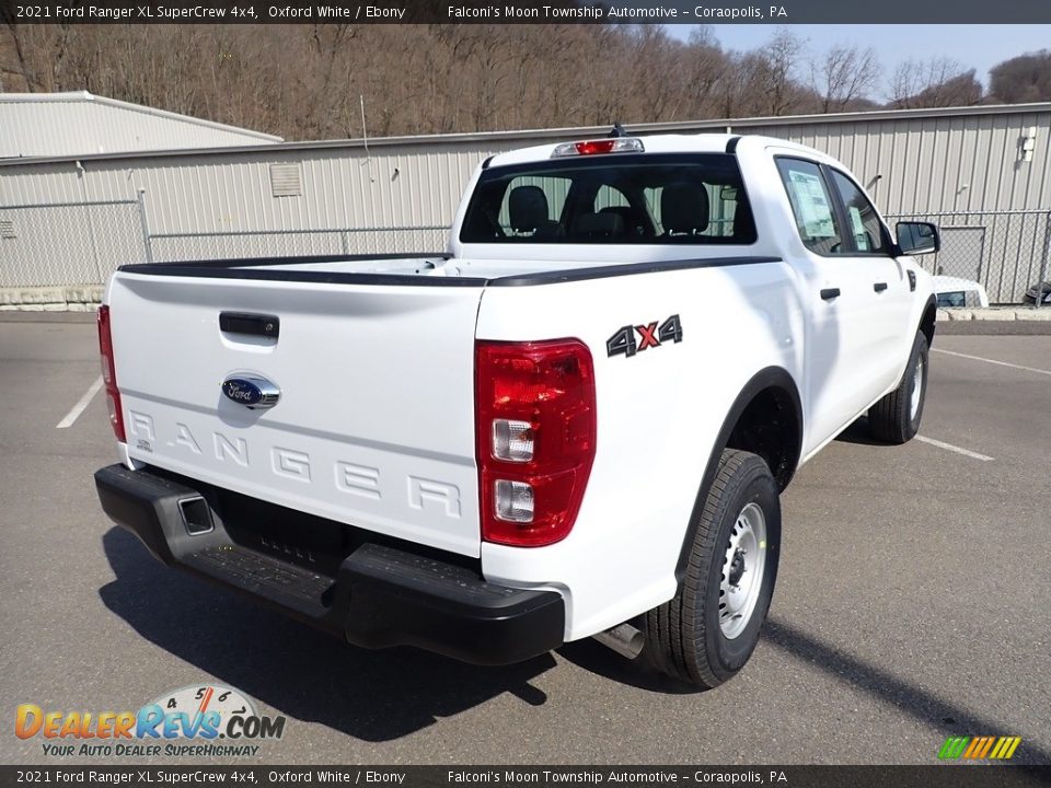 2021 Ford Ranger XL SuperCrew 4x4 Oxford White / Ebony Photo #2