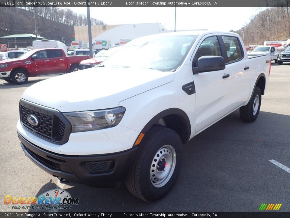 2021 Ford Ranger XL SuperCrew 4x4 Oxford White / Ebony Photo #5