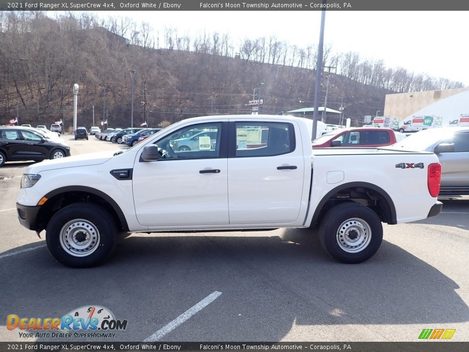 2021 Ford Ranger XL SuperCrew 4x4 Oxford White / Ebony Photo #6