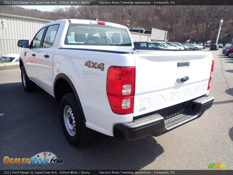 2021 Ford Ranger XL SuperCrew 4x4 Oxford White / Ebony Photo #7