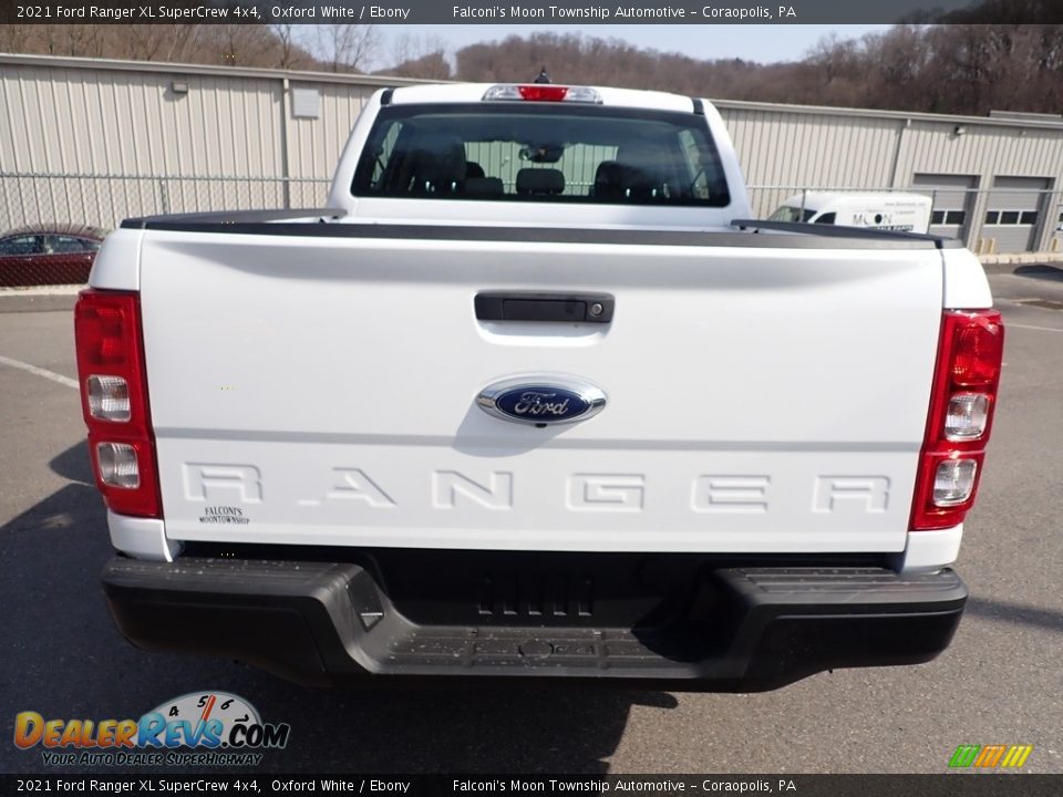 2021 Ford Ranger XL SuperCrew 4x4 Oxford White / Ebony Photo #8