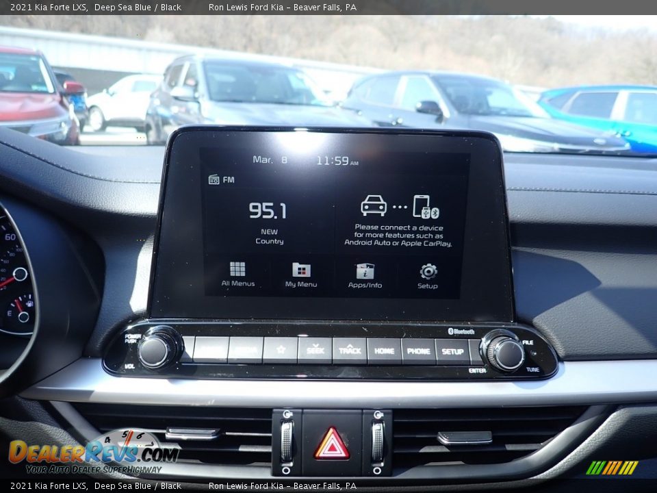 2021 Kia Forte LXS Deep Sea Blue / Black Photo #15