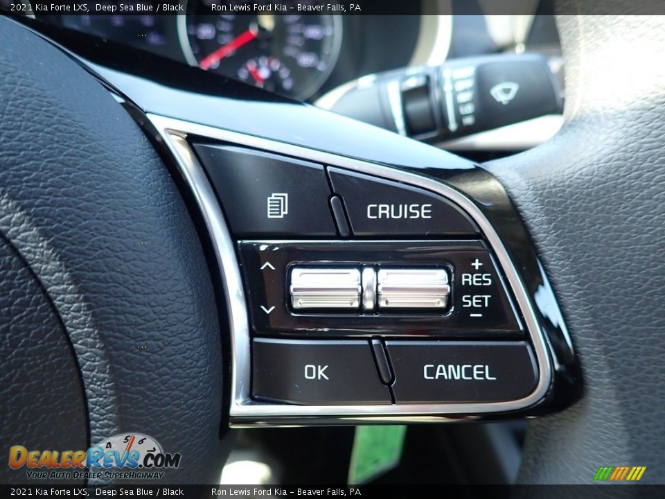 2021 Kia Forte LXS Deep Sea Blue / Black Photo #17