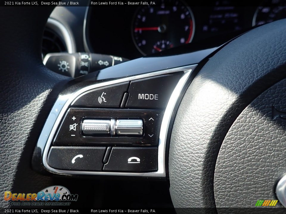 2021 Kia Forte LXS Deep Sea Blue / Black Photo #18