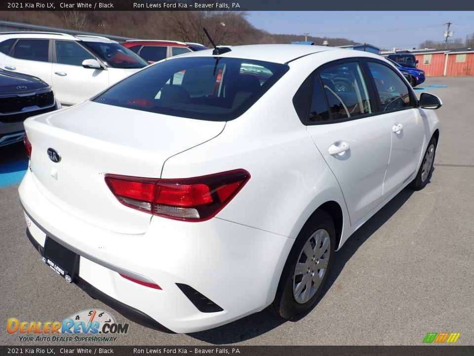 2021 Kia Rio LX Clear White / Black Photo #2