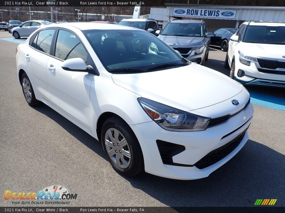 2021 Kia Rio LX Clear White / Black Photo #3