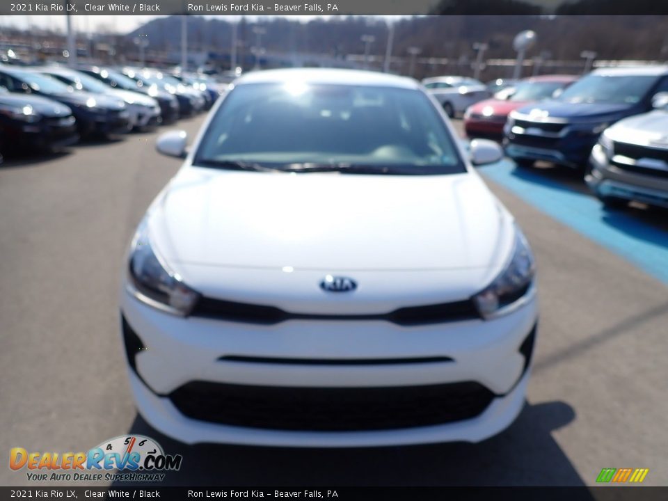 2021 Kia Rio LX Clear White / Black Photo #4