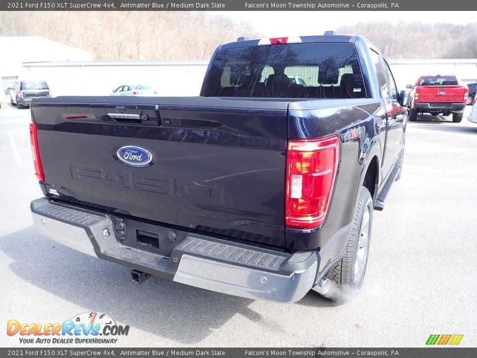 2021 Ford F150 XLT SuperCrew 4x4 Antimatter Blue / Medium Dark Slate Photo #2