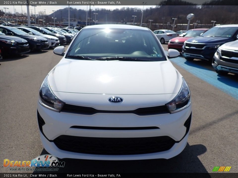 2021 Kia Rio LX Clear White / Black Photo #5