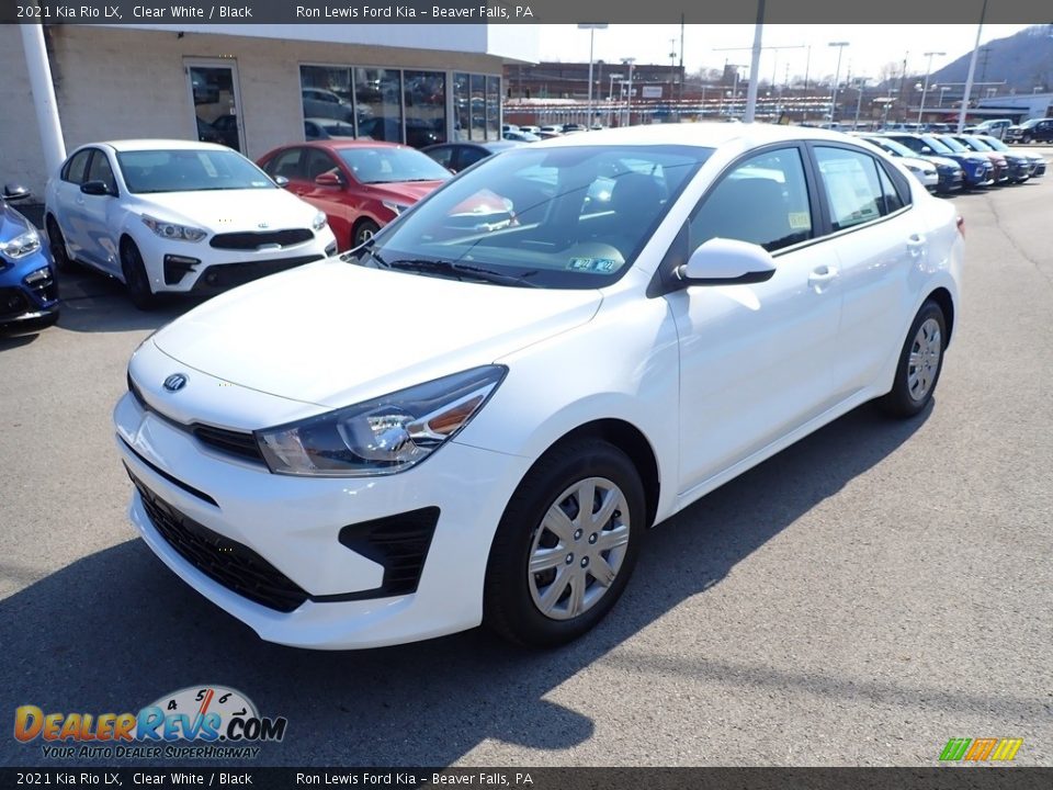 2021 Kia Rio LX Clear White / Black Photo #6