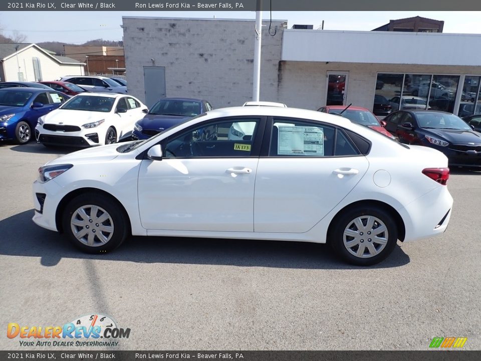 2021 Kia Rio LX Clear White / Black Photo #7